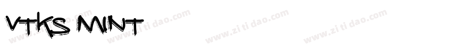 Vtks Mint字体转换